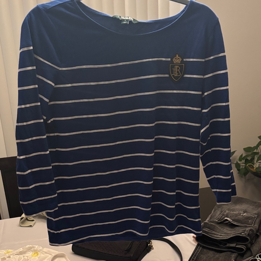 Lauren Ralph Lauren Classic Blue Top